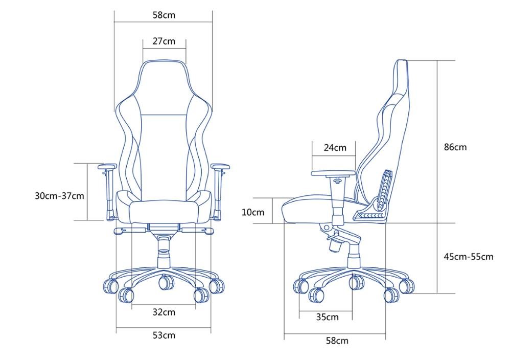 UNI-0008R1 Take a seat in it to game without pain. – Unigamer Furniture ...