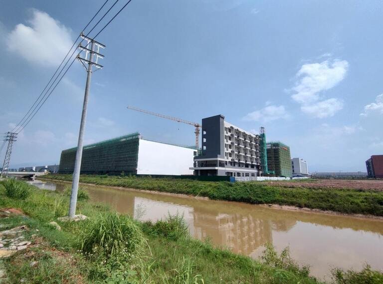 new advanced factory area under construction, to end in December 2023